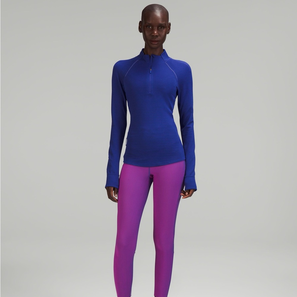 Women's Blue Long Sleeve Top